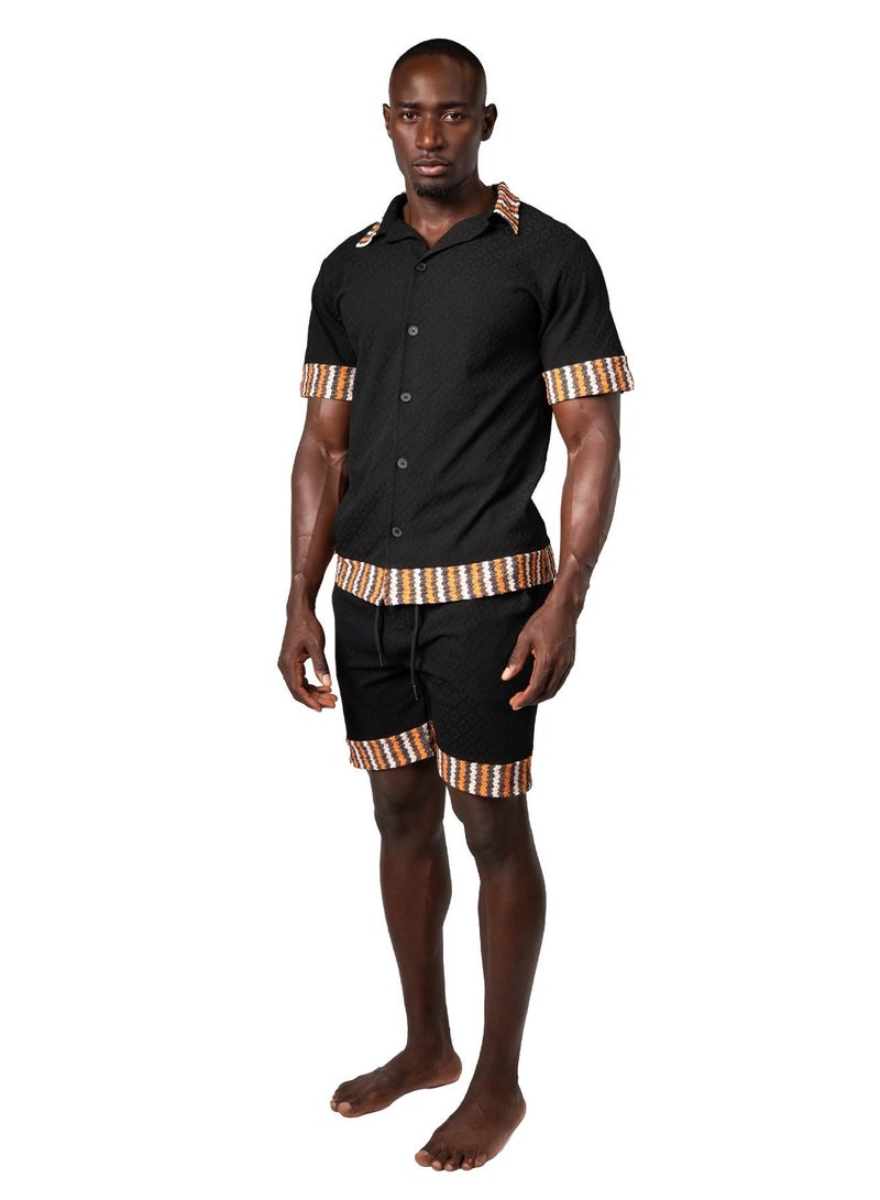 تنجيم سكواد طقم شاطئ - أسود - Image 1