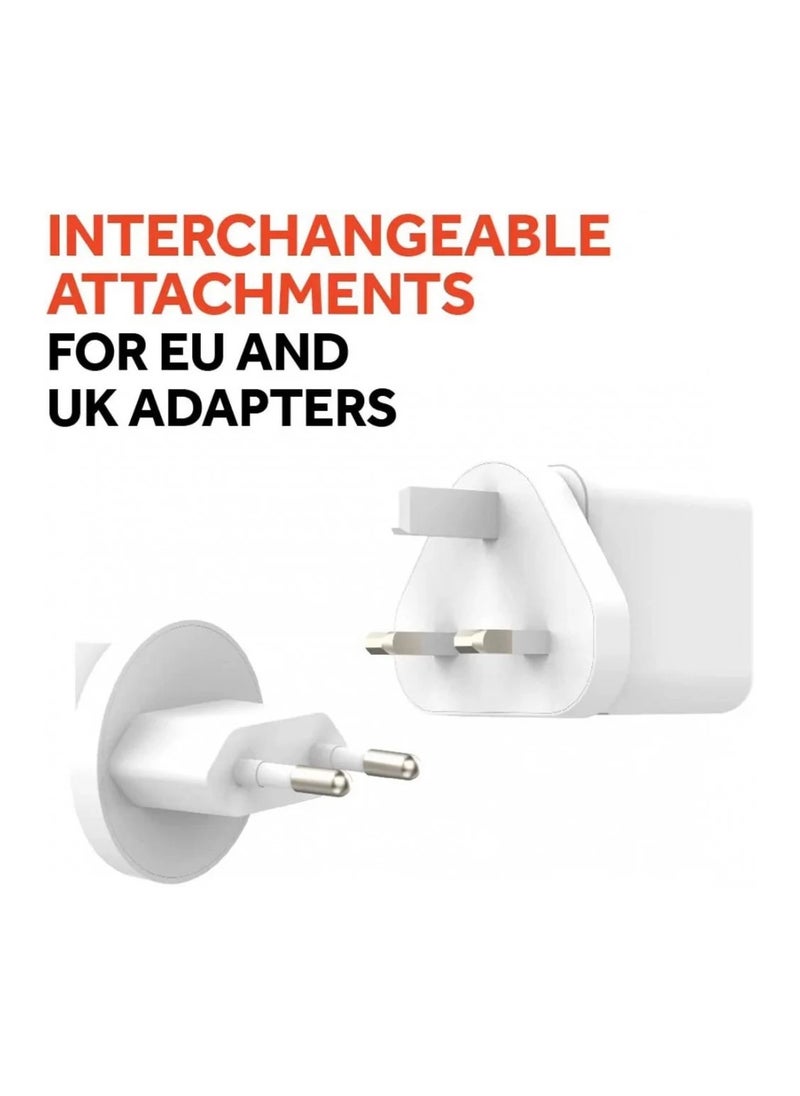 Griffin - Griffin 20W Powerblock USB C PD Mains Charger with UK/EU Clips - Image 1
