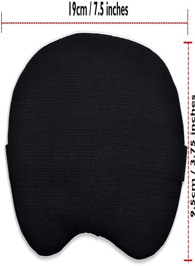 NEEV ENTERPRISE (PACK OF 3) Eye Mask For Sleeping Men Women With Cooling Gel For Night Deep Sleep, Dark Circles, Puffy Eye's, Dry Eyes And Eye Fatigue (BLACK COLOUR) - Image 5
