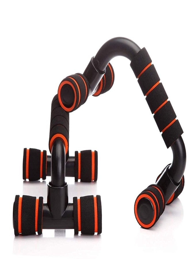 AAFOS Push Up Bars WORKOUT Equipment Fitness - GYM, Exercise with Cushioned Foam Grip and Non-Slip Sturdy Structure Portable for Home Fitness Training for Men & Women - Image 5