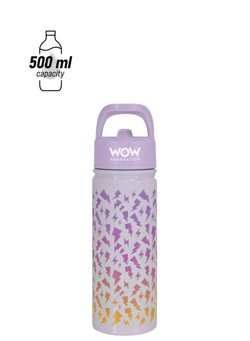 WOW Generation زجاجة حرارية من WOW Generation سعة 500 مل - أرجواني - Image 1