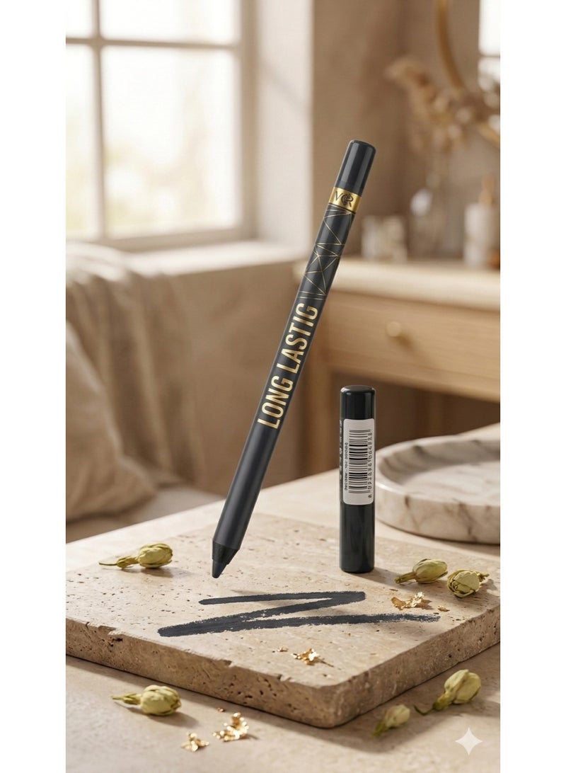 Professional Longlasting Eye Pencil - Shade 112 Charcoal Grey - 2-in-1 Kohl & Eyeliner - Waterproof - Image 2