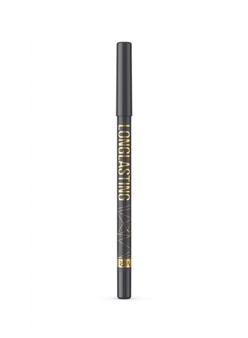 Professional Longlasting Eye Pencil - Shade 112 Charcoal Grey - 2-in-1 Kohl & Eyeliner - Waterproof - Image 1