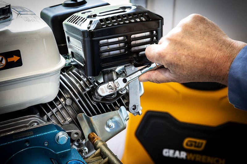 GEARWRENCH 14 Drive 120XP Locking Flex Head Ratchet with Full Polish Grip  81054 - Image 4