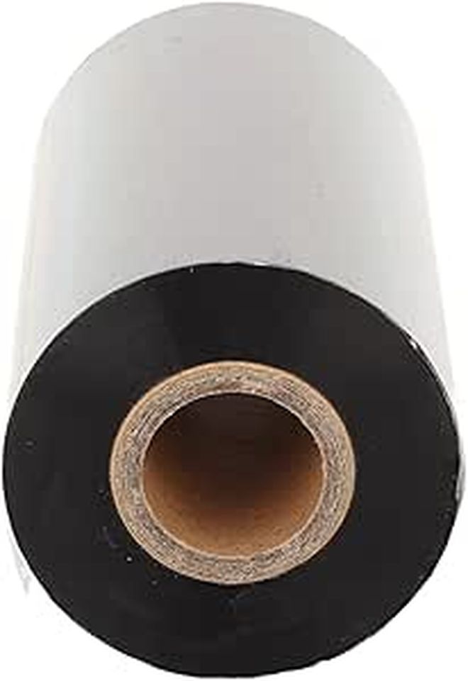 Thermal Transfer Barcode Ribbon Black 110mm X 300m For Electronics And Product Labels - Image 1