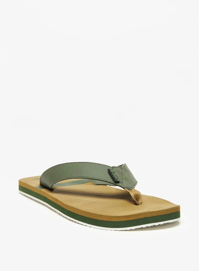Lee Cooper Men's Logo Print Flip Flops
