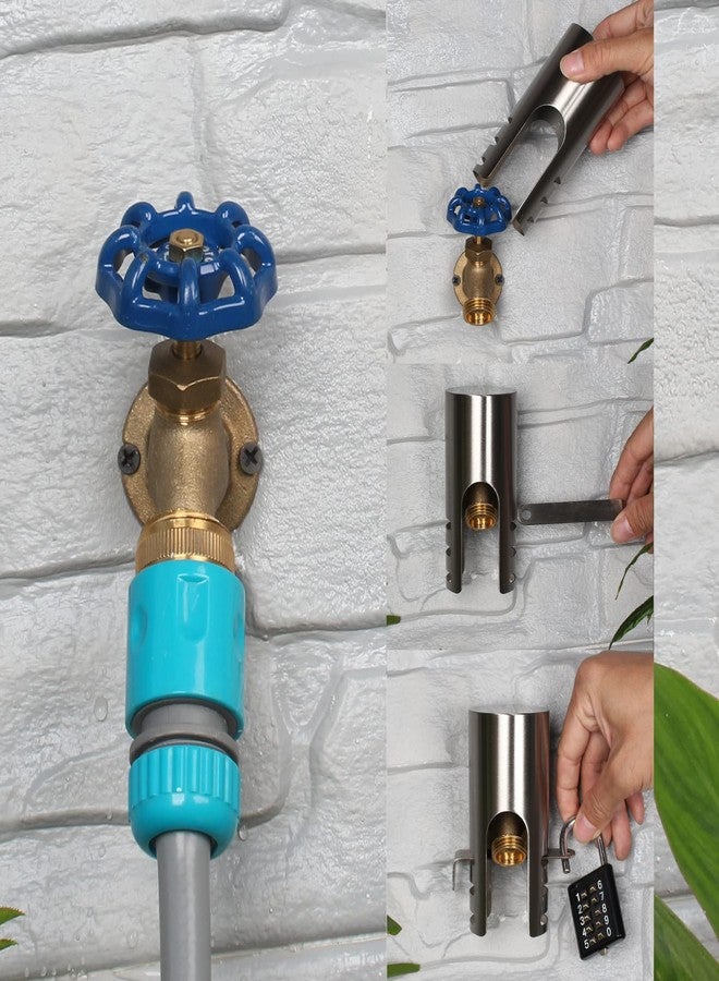 TEMEILI Outdoor Faucet Lock System -to Prevent Water Theft,(with Password Lock) Prevent Water Theft by Cover and Code Lock,Stop Unauthorized Water use and Vandalism,Easy to Instal - Image 2