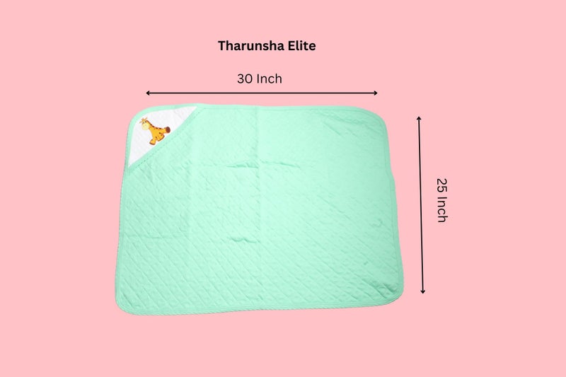 THARUNSHA ELITE Hooded Wrapper, a Soft and Cozy Baby Towel Designed for Newborns (0-12 Months). It's Easy to wrap Your Little one snugly Super-Soft, Skin-Friendly Material. (1, Green) - Image 5