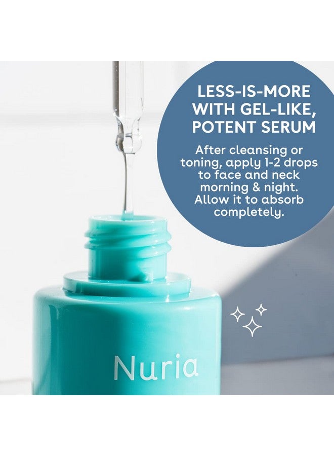 Nuria Hydrate Moisture Replenishing Serum Antioxidant Serum For All Skin Types Skin Care Serum With Everlasting Flower Extract And Squalane Oil For Face 25Ml/0.8 Fl Oz - Image 3