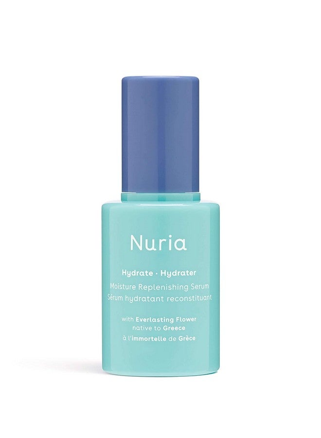 Nuria Hydrate Moisture Replenishing Serum Antioxidant Serum For All Skin Types Skin Care Serum With Everlasting Flower Extract And Squalane Oil For Face 25Ml/0.8 Fl Oz - Image 1