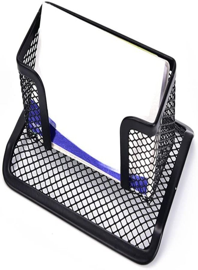 TAODAN Metal Mesh Business Card Holder for Office Desk,Multi-Function Name Card Collection Organizer Supplies Storage Case Display Stand Black - Image 5