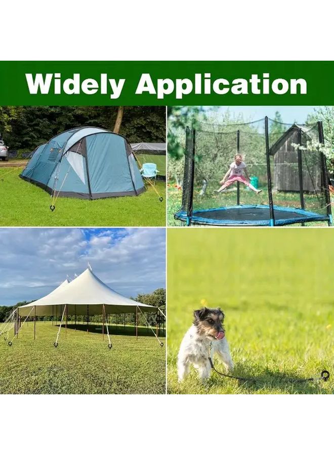 2 Pack Heavy Duty Ground Anchors Screw In Earth Anchors For Trampoline Shed Tent High Wind - Image 4