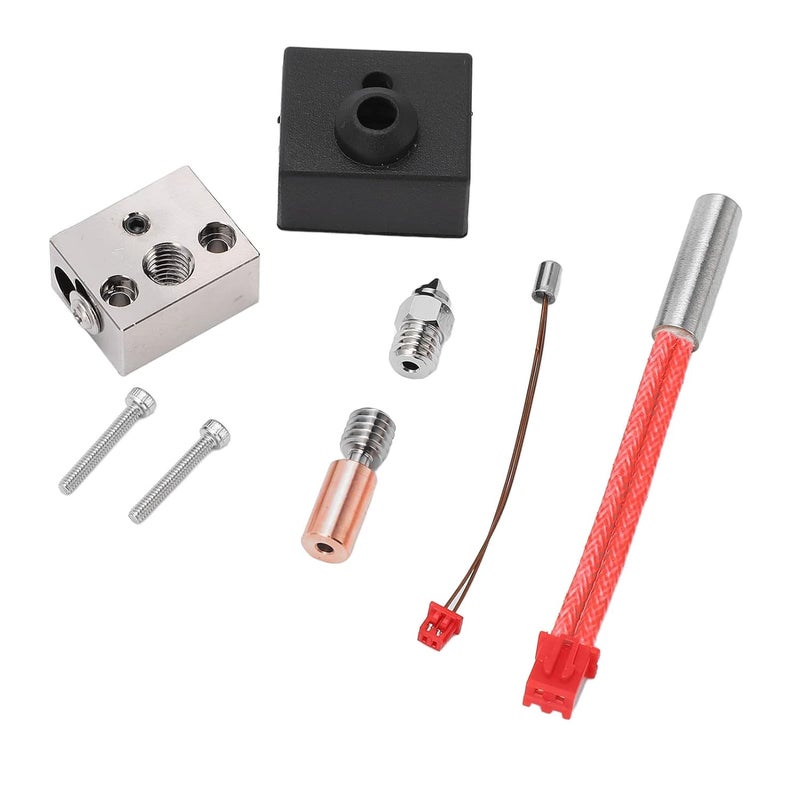 مجموعة كتلة التسخين من سبائك النحاس TC4 لطابعات Ender 3 S1 وCR10 Smart Pro وSermoon V1 Pro مع فوهة عالية الحرارة مقاس 0.4 مم - Image 2