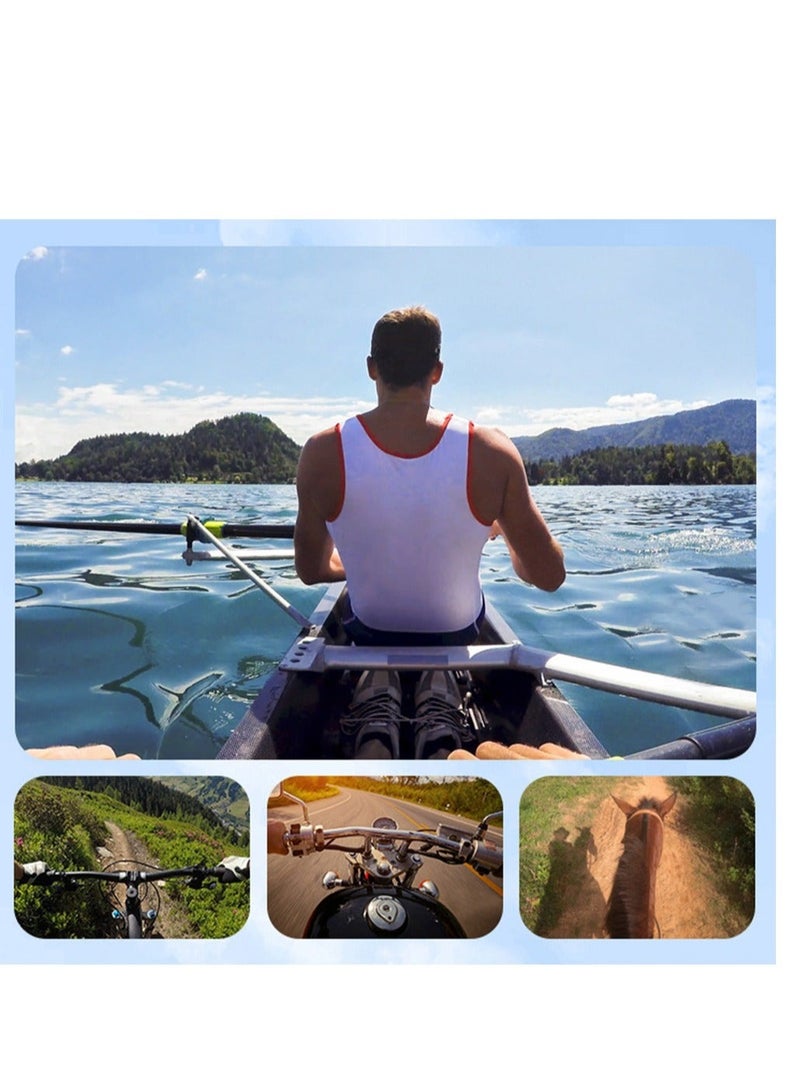 Captaintech SYOSI Magnetic Neck Selfie Holder Action Camera Mount Quick Release Plate Chest Shoulder Support Angle with Joint Mount for Hero 5 6 7 8 9 10 Black AKASO DJI Action iPhone Camera Video Shoot - Image 4