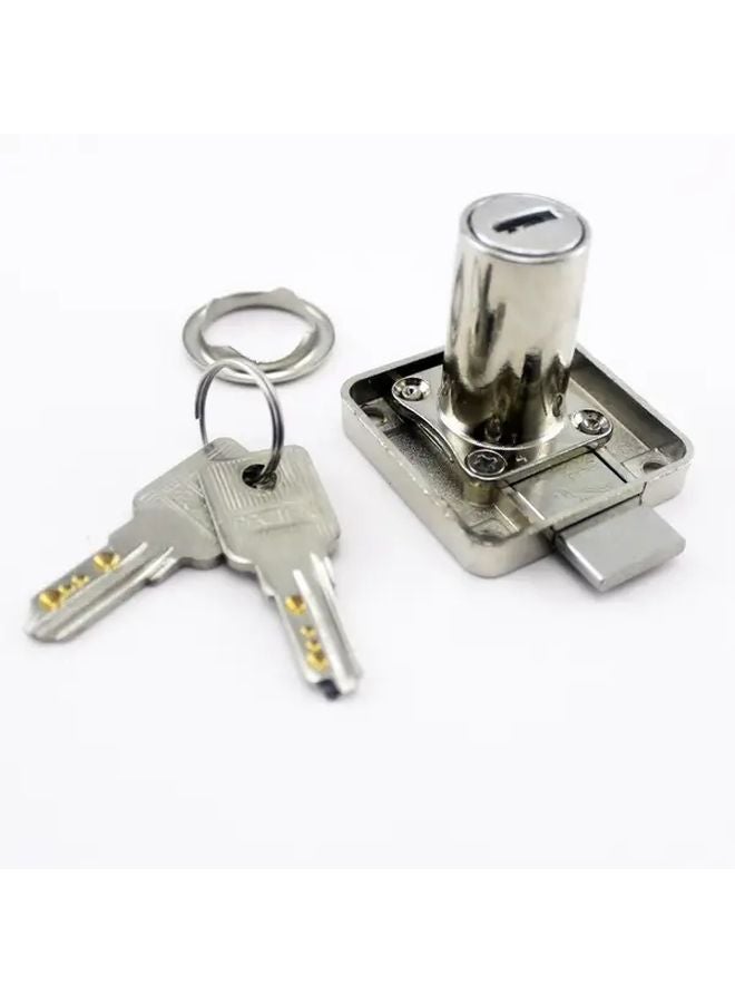 H138 22 قفل درج معدني ثقال مفتاح رئيسي مفتوح اللون - Image 4