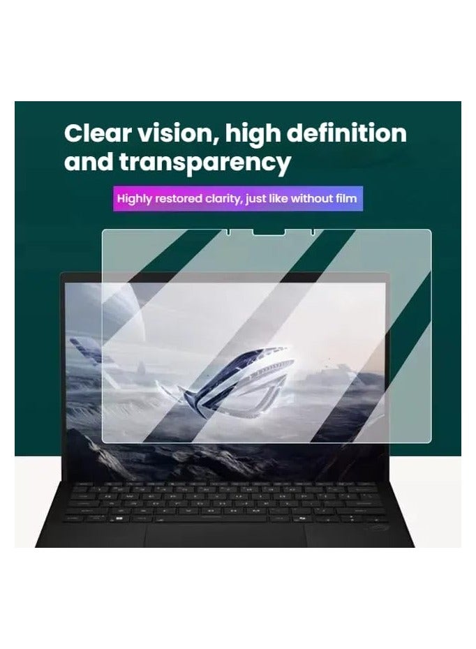 عام حزمة مزدوجة متوافقة مع أسوس آر أو جي فلو زد13 (2025) طراز GZ302EA وGZ302E وGZ302 - واقي شاشة ألعاب مقاس 13.4 إنش، فيلم ناعم عالي الدقة مقاوم للخدوش - Image 2