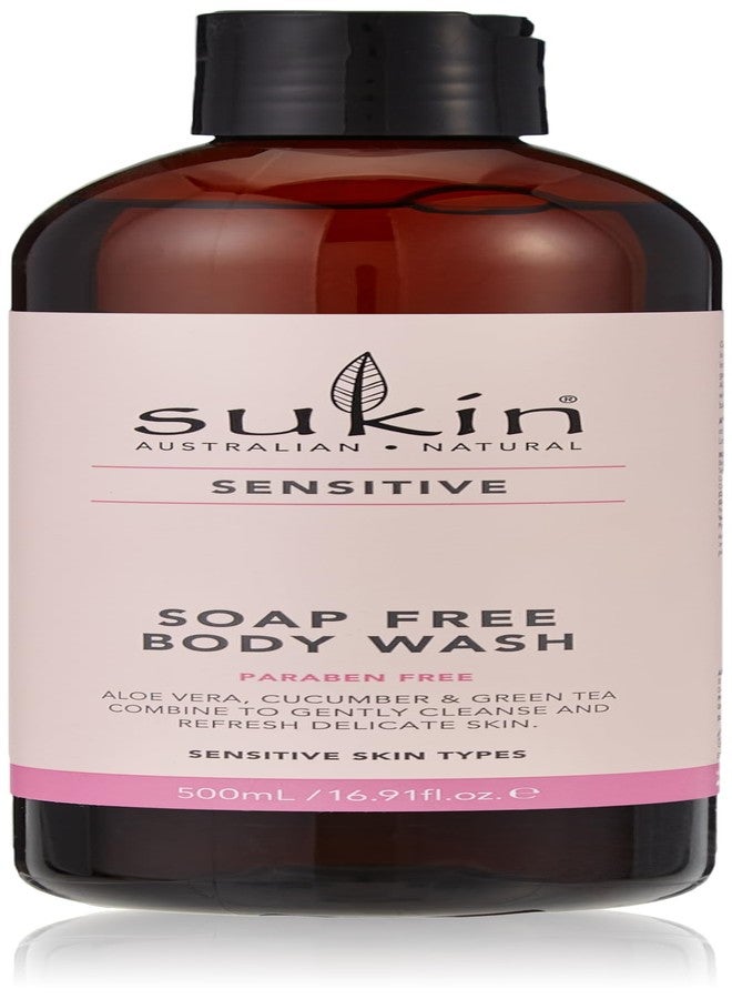 Sukin Sensitive Skin Soap Free Body Wash, 16.9 Fl Oz - Image 1