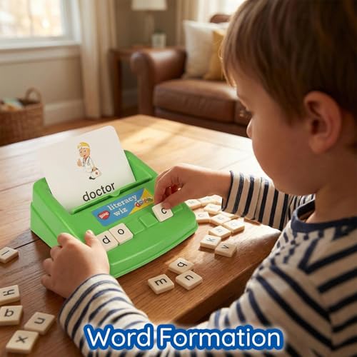 BOHS Literacy Wiz Fun Game See and Hide Spell Lower Case Flash Cards Preschool Language Learning Educational Toys - Image 5