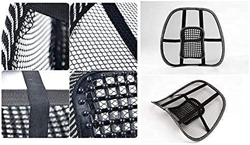 ACS ACS Nylon Back Lumbar Support Chairs For Office Chair Home Car Seat To Relieve Pain Relief Lower Orthopedic Sciatica Rest For Men And Women Ventilation Black  - Image 2