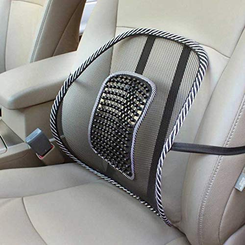 ACS ACS Nylon Back Lumbar Support Chairs For Office Chair Home Car Seat To Relieve Pain Relief Lower Orthopedic Sciatica Rest For Men And Women Ventilation Black  - Image 4