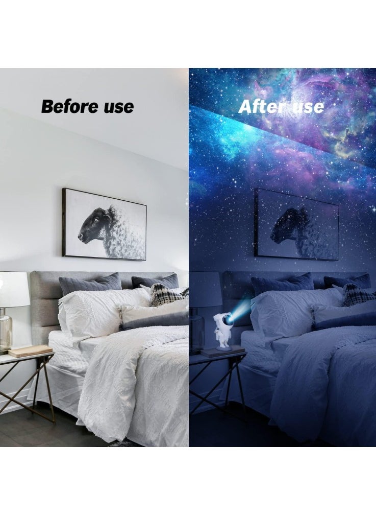 Generic Astronaut Star Projector Galaxy Night Light - Kids Space lights LED Lamp with Remote Control Timer and Remote 360° Adjustable Design for Gaming Room Home Theater  - Image 5