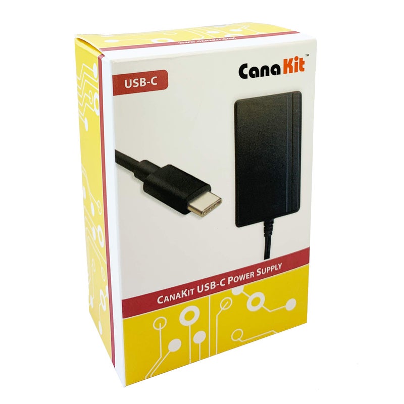 CanaKit مزود طاقة CanaKit 3.5A لراسبيري باي 4 (USB-C)
