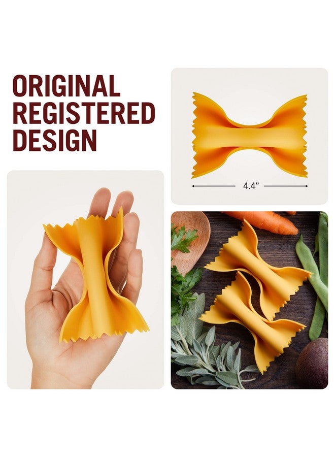 Monkey Business Farfalloni-Shaped Pot Holders - Mini Silicone Pinch Mitts | Fun Silicone Pot Gripper & Kitchen Gadget | Quirky Pasta-Inspired Kitchen Gadgets Collection - Image 4