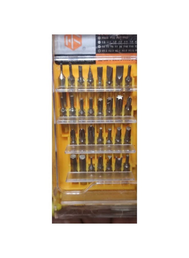 JACKLY multipurpose 32 in 1 magnetic screwdriver tool kit - Multicolor - Image 2