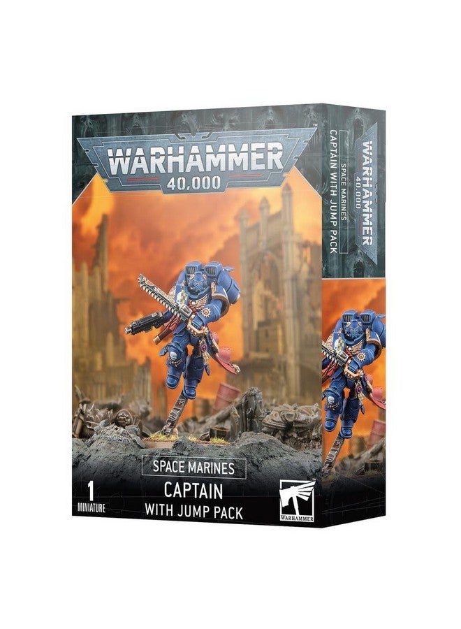 Games Workshop - Warhammer 40,000 - Space Marines: Captain with Jump Pack (2023 Edition), Black - Image 2