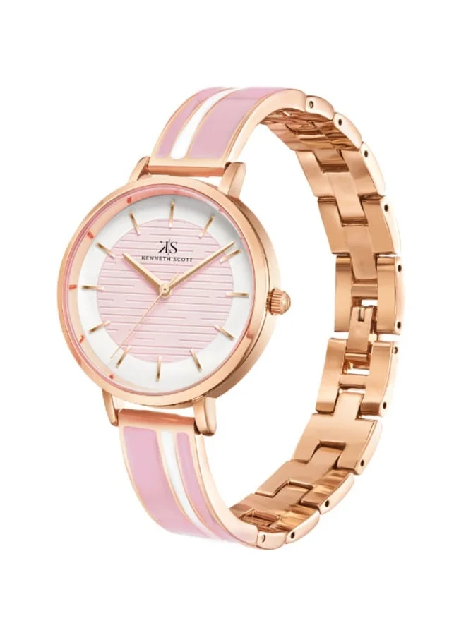 KENNETH SCOTT Alloy Analog Watch K23501-RBPP - 32 mm