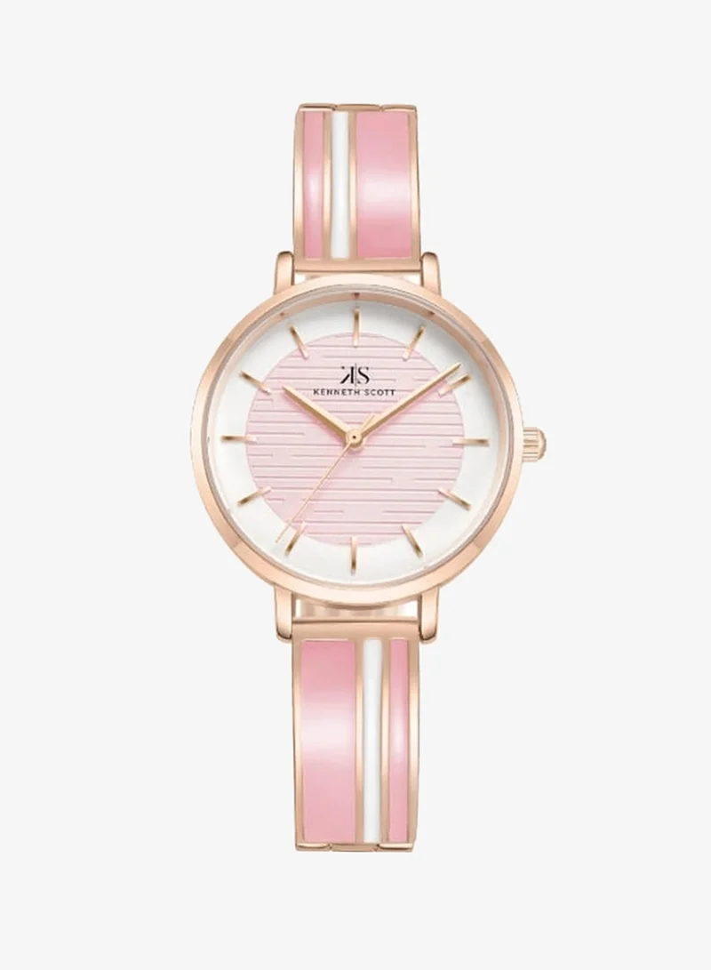 Kenneth Scott Alloy Analog Watch K23501-RBPP - 32 mm