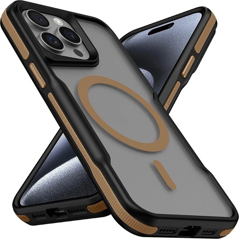 RedClick Apple iPhone 14 Pro Max Case Magsafe Charging Feature Military Airbag Strip Lamer Cover  - Image 1
