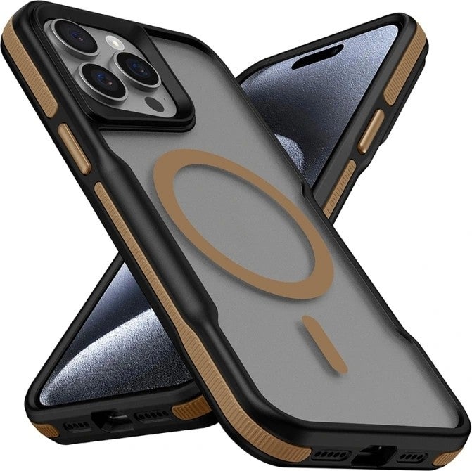 RedClick Apple iPhone 14 Pro Max Case Magsafe Charging Feature Military Airbag Strip Lamer Cover  - Image 5