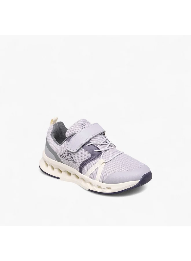كابا Girls' Logo Print Sports Shoes with Hook and Loop Closure
