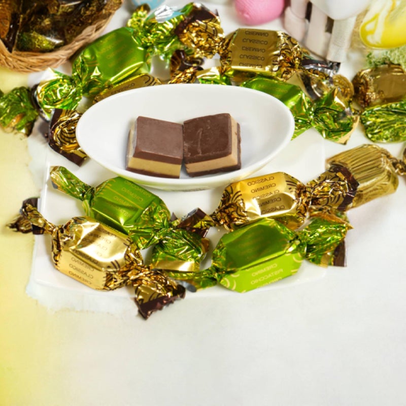 Andy Anand Cremini, 2 Flavors, Made in Italy by world famous La Pasticceria, Sicily, Slowly savor for an amazing experience with a luxuriously creamy feel 18 Pcs, Gluten Free Cremino (8 oz) - Image 3