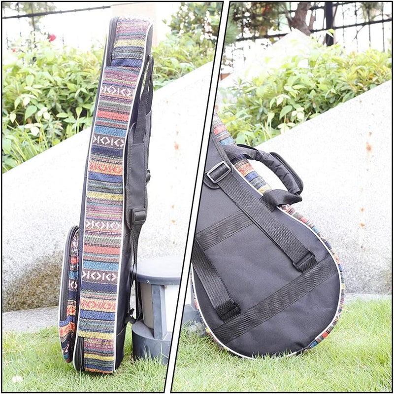 comfrt Mandolin Case Vintage Oxford Cloth Mandolin Bag Travel Guitar Case Bass Guitar Case Bag Accessories for Electric Guitar ( Assorted Color ) - Image 4