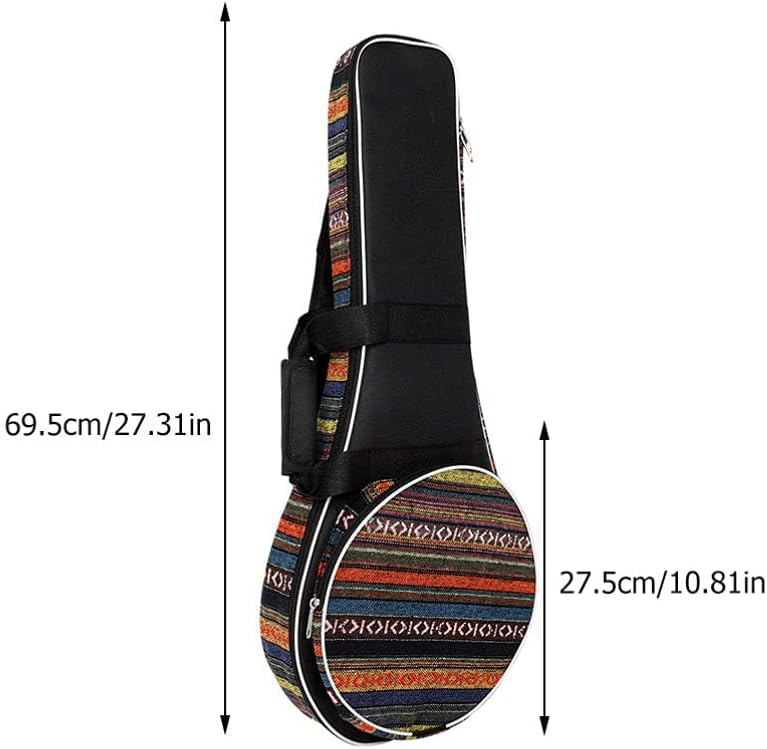 comfrt Mandolin Case Vintage Oxford Cloth Mandolin Bag Travel Guitar Case Bass Guitar Case Bag Accessories for Electric Guitar ( Assorted Color ) - Image 5
