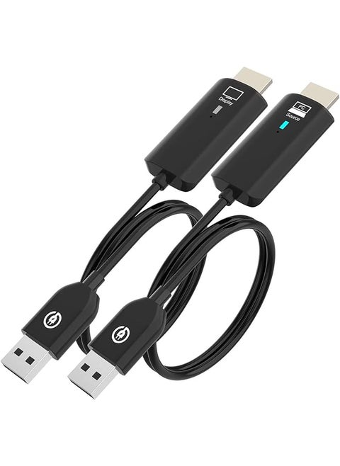 Wireless Hdmi Transmitter And Receiver Stable Hdmi Wireless Extender Kit 1080P Plug And Play Video Audio Projection For Desktop Pc Tv Box Ps4 5 To Tv Projector Monitor