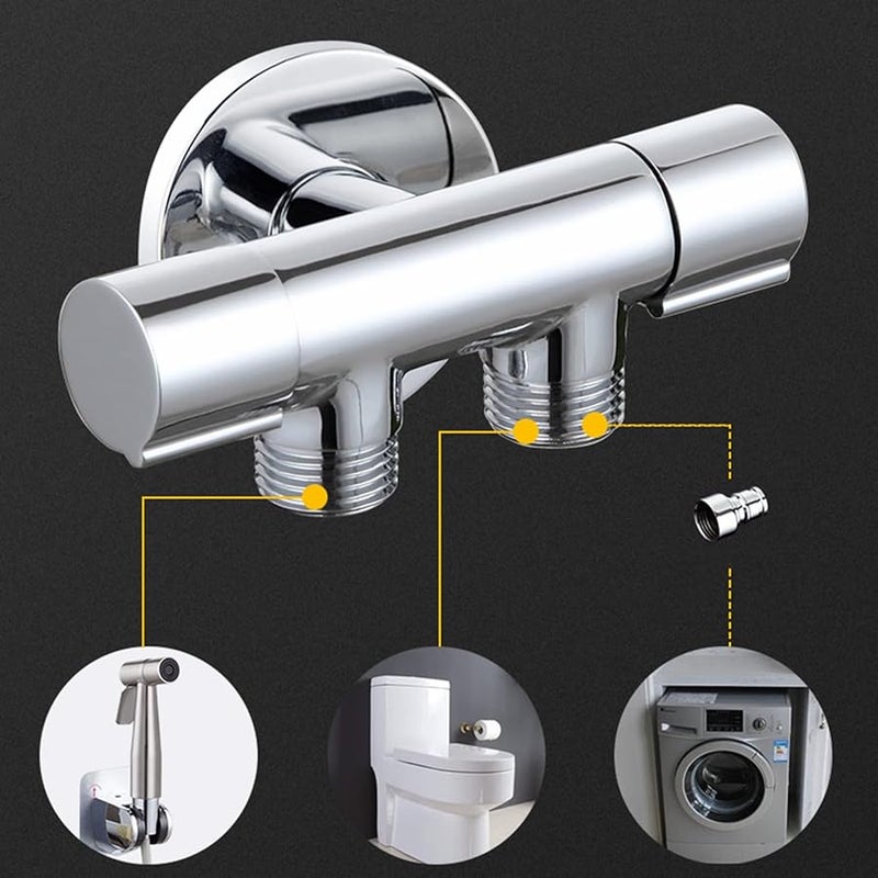 مرشة المرحاض المحمولة الحجم ب لغسيل حفاضات الأطفال ومنطقة النساء وحيوانات الأليفات المحمولة مع حامل خرطوم - Image 5