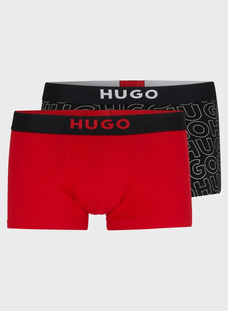 HUGO 2 Pack Assorted Trunks