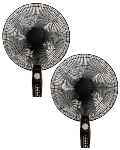 Asekonc 2 Pack Round Electric Fan Guard Dust Cover，Damp-Proof Cover for Pedestal Fan Summer Washable Dustproof Safety Fan Protection - Image 1