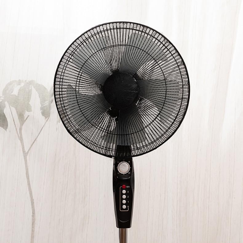 Asekonc 2 Pack Round Electric Fan Guard Dust Cover，Damp-Proof Cover for Pedestal Fan Summer Washable Dustproof Safety Fan Protection - Image 4