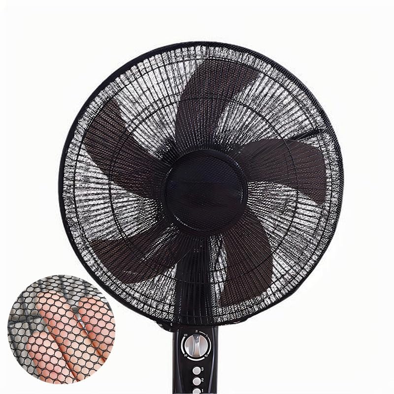 Asekonc 2 Pack Round Electric Fan Guard Dust Cover，Damp-Proof Cover for Pedestal Fan Summer Washable Dustproof Safety Fan Protection - Image 5