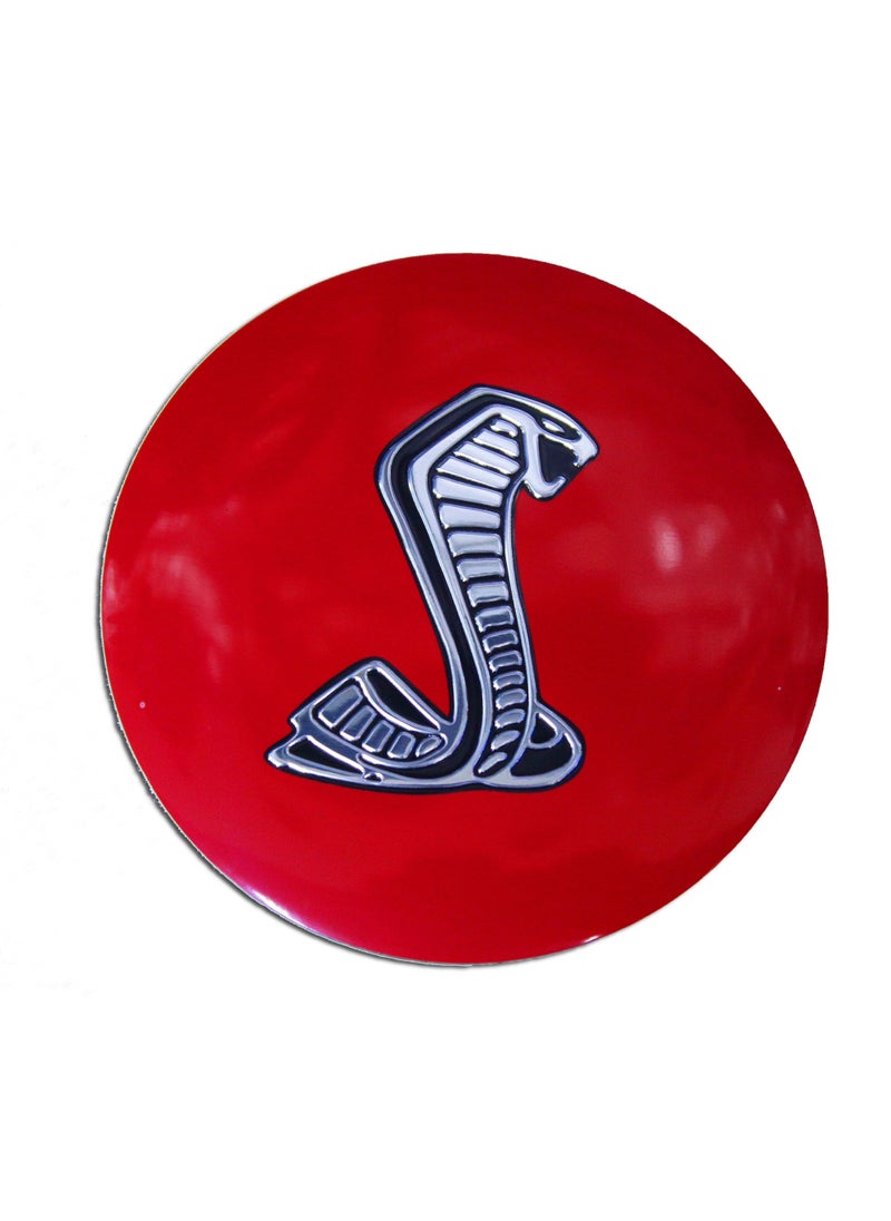 Generic - Emblem Cobra Mustang Metal Sticker Fit For Steering Wheel - Image 1