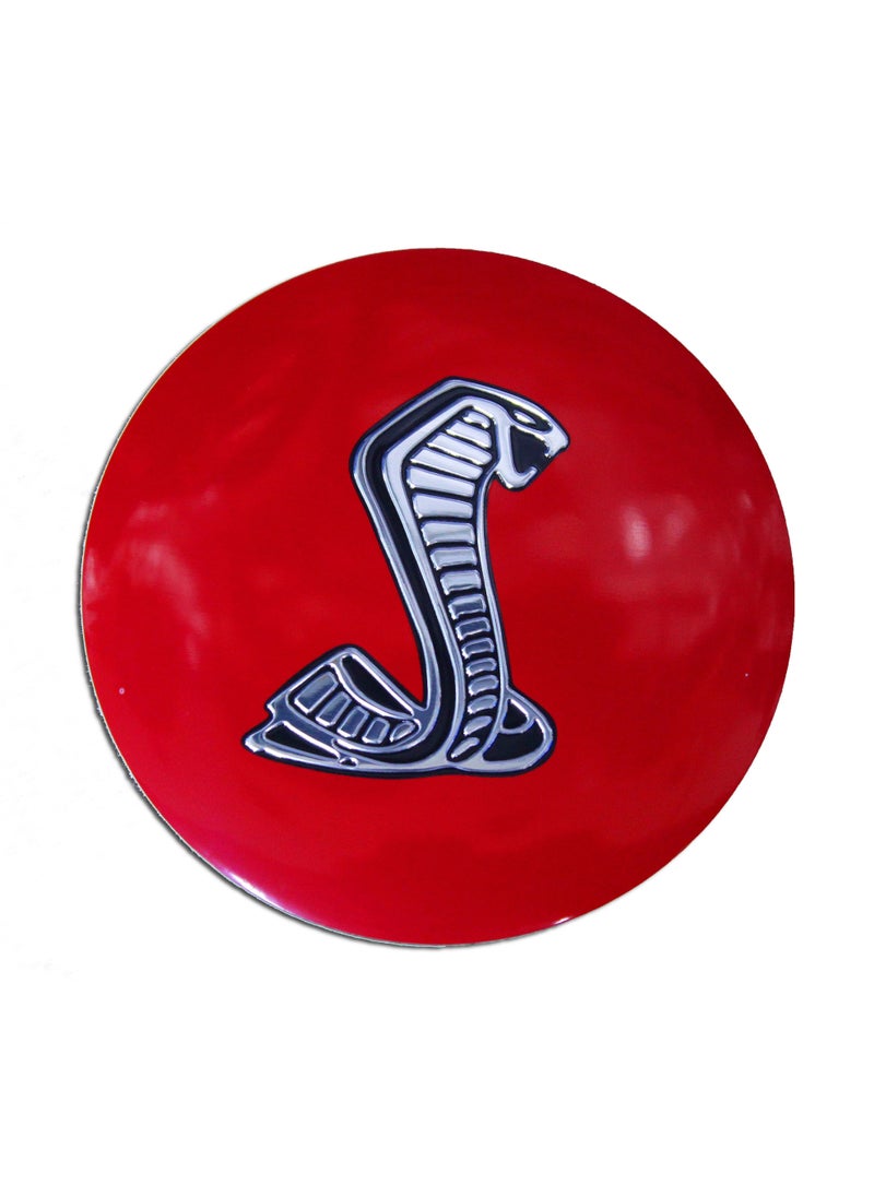 Generic - Emblem Cobra Mustang Metal Sticker Fit For Steering Wheel - Image 1