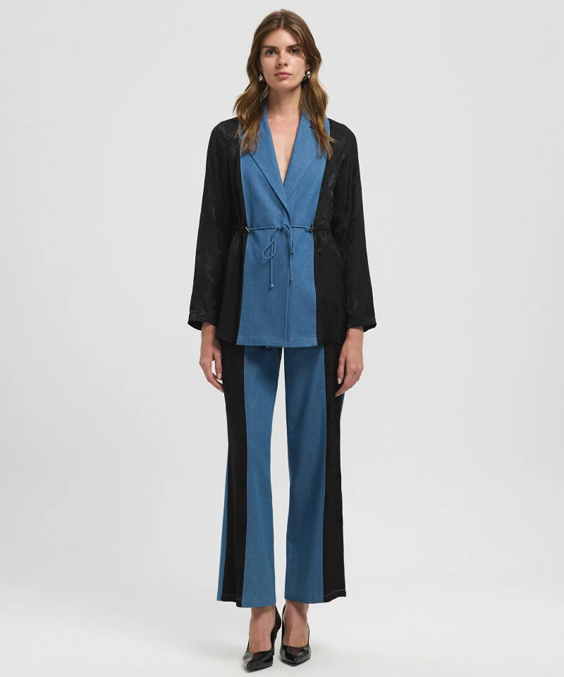 ابيكول جاكيت بألوان متداخلة