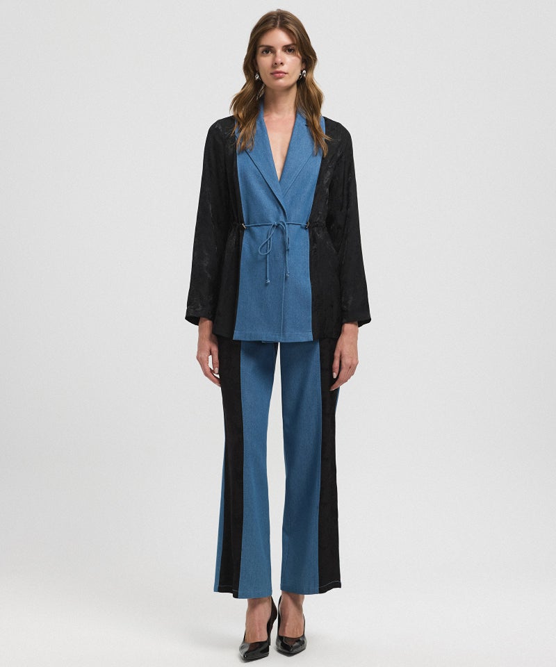 Ipekyol Mixed Color-Block Jacket - Image 1