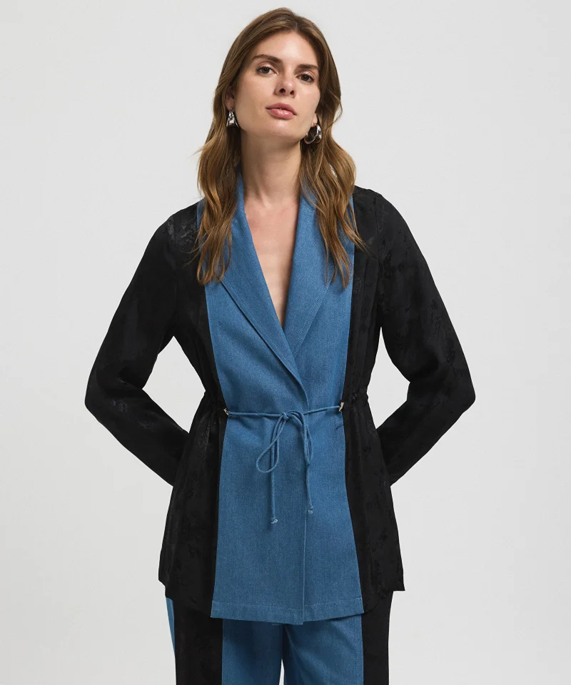 ابيكول جاكيت بألوان متداخلة