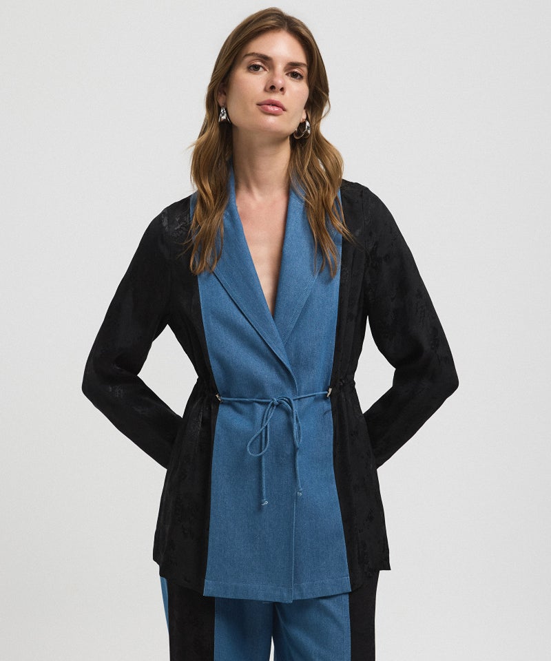 Ipekyol Mixed Color-Block Jacket - Image 2