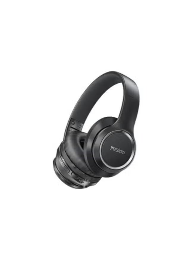 Yesido EP03 Bluetooth 5.3 Wireless Headphones, Foldable Over-Ear Headset with HD Hi-Fi Stereo Sound, Built-In Mic, Cushioned Ear Cups, Adjustable Headband, Lightweight Portable Design for Music, Calls, Gaming & Travel, Black - Image 4
